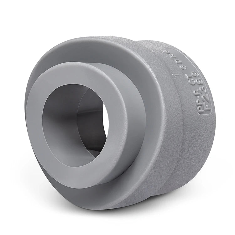 Tubo Plus 125 mm Rotoplas Montura de derivación x Tuboplus Alta Presión — vista frontal