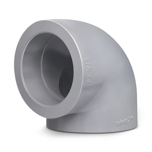 Codo 75 mm Rotoplas 90° de Tuboplus Alta Presión — vista frontal