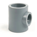 Tee 50 mm Rotoplas Reducida Central de x Tuboplus Alta Presión — vista frontal