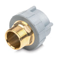 Tubo Plus 63 mm Rotoplas Conector Rosca Macho Tuerca Hexagonal a 2" Npt Tuboplus Agua Helada — vista frontal