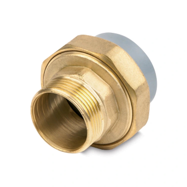 Tubo Plus 40 mm Rotoplas Tuerca Unión Rosca Macho a 1-1/4" Npt Tuboplus Agua Helada — vista frontal