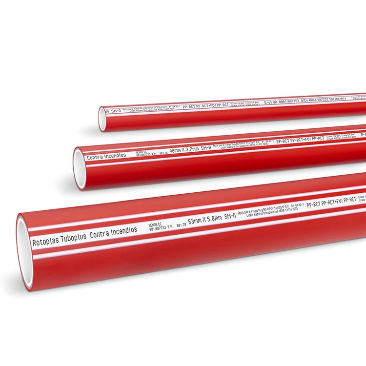 Tubo Plus 110 mm Rotoplas Tubo S-5 Tuboplus Contraincendios — vista lateral