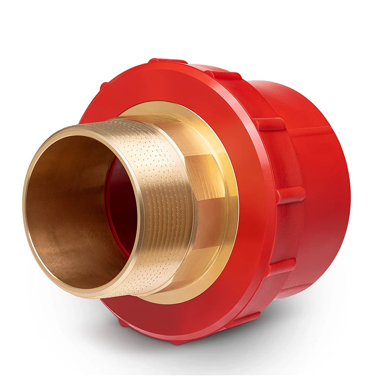 Tubo Plus 32 mm Rotoplas Conector Rosca Macho Tuerca Hexagonal x 1" Npt Tuboplus Contraincendios — vista frontal