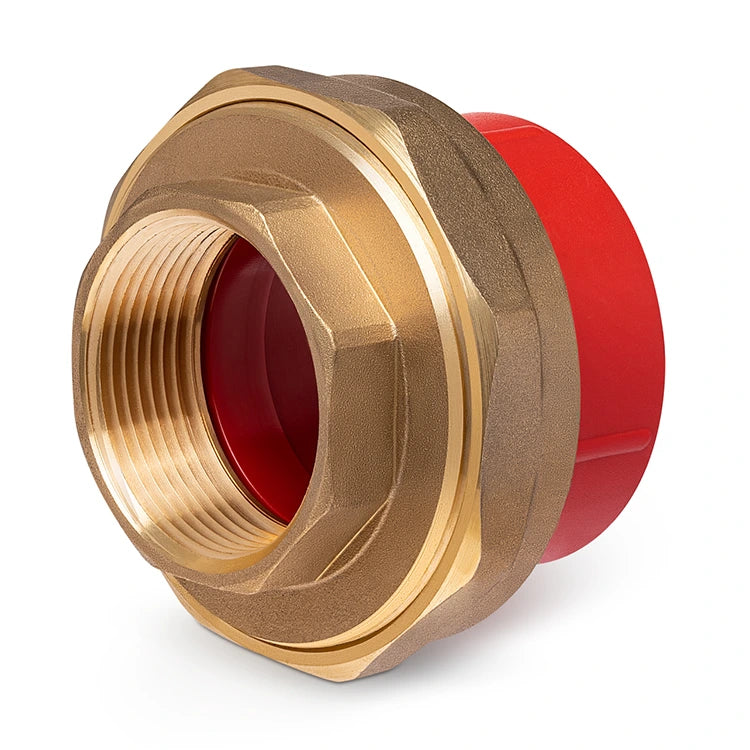 Tubo Plus 50 mm Rotoplas Tuerca Unión Rosca Hembra a 1-1/2" Npt Tuboplus Contraincendios — vista frontal