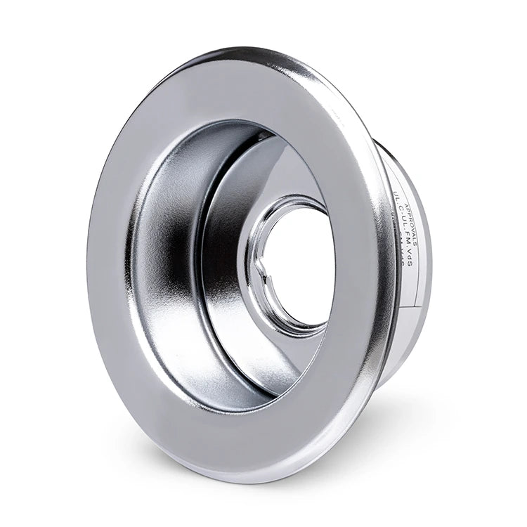 Tapa Rotoplas Blanca Rociador Pendent Oculto Respuesta Rápida 3/4" Tuboplus Contraincendios — vista frontal