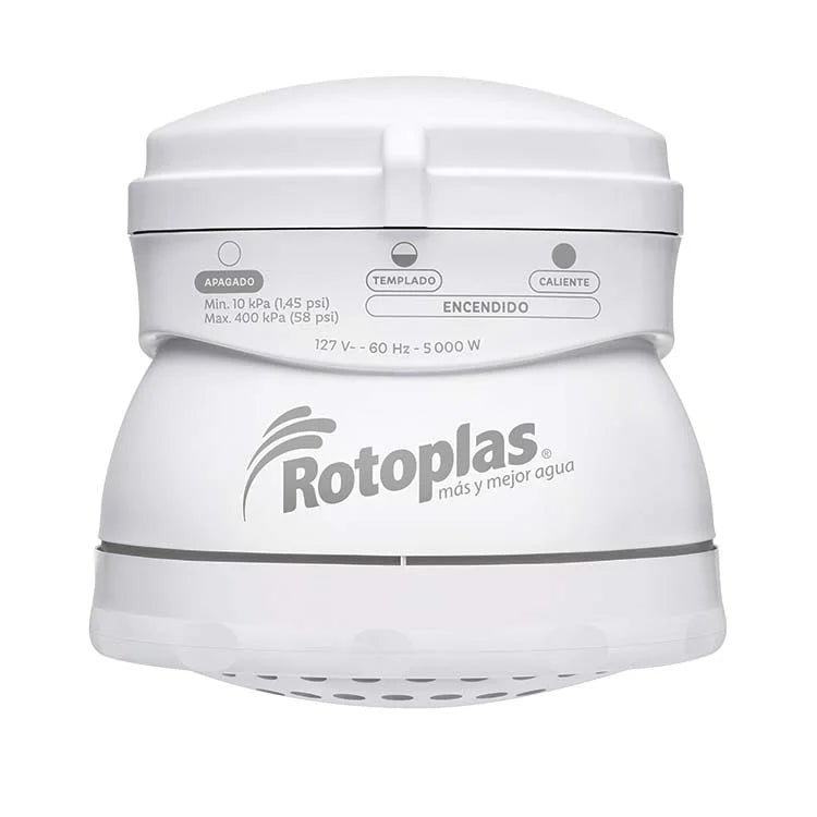 Regadera Eléctrica EcoDucha 3T Rotoplas — vista frontal