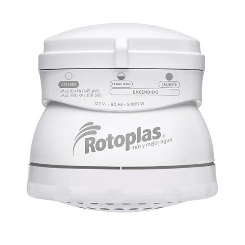 Regadera Eléctrica EcoDucha 3T Rotoplas — vista frontal