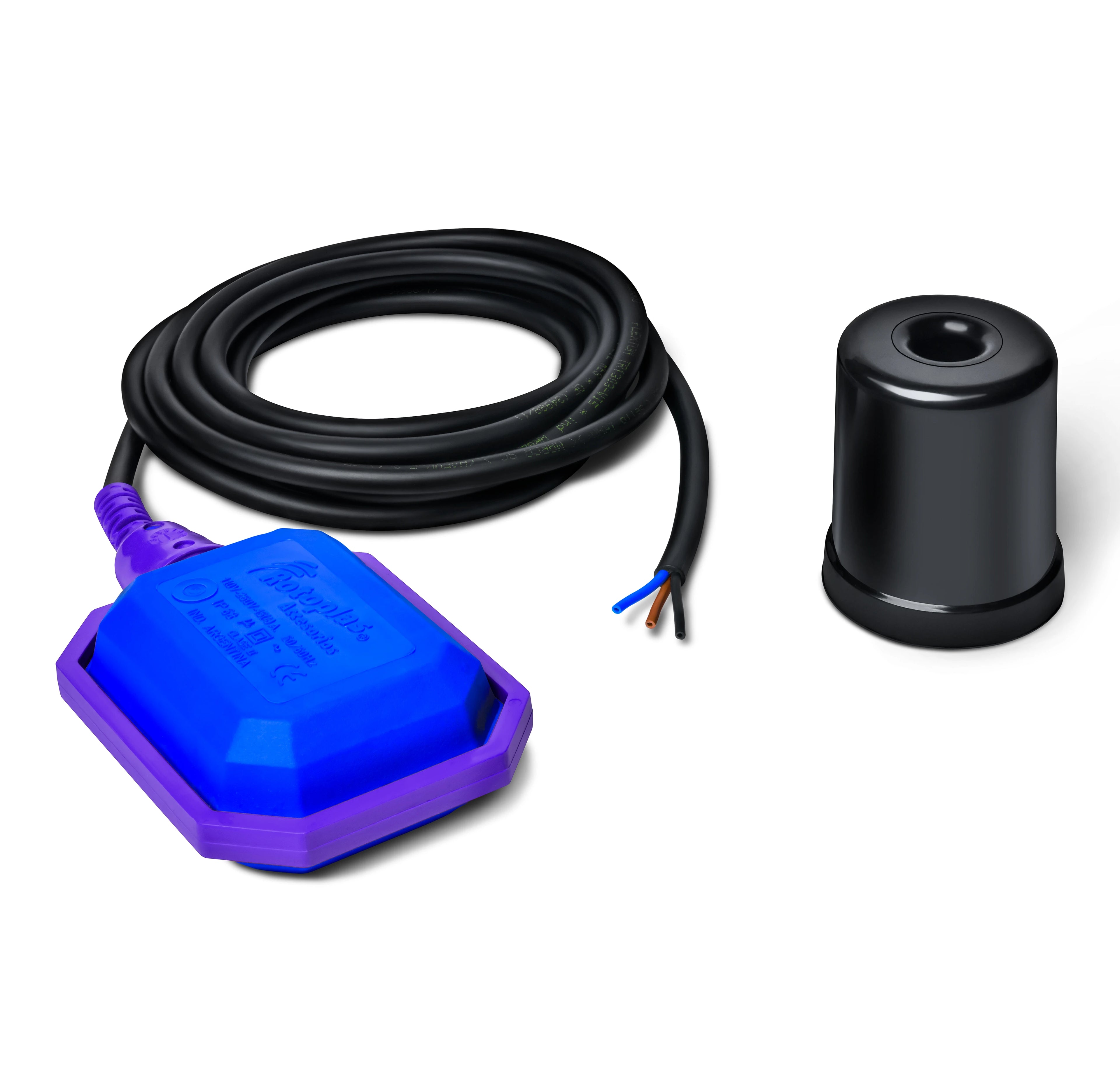 Electronivel 5 metros Rotoplas Alta Potencia — vista lateral