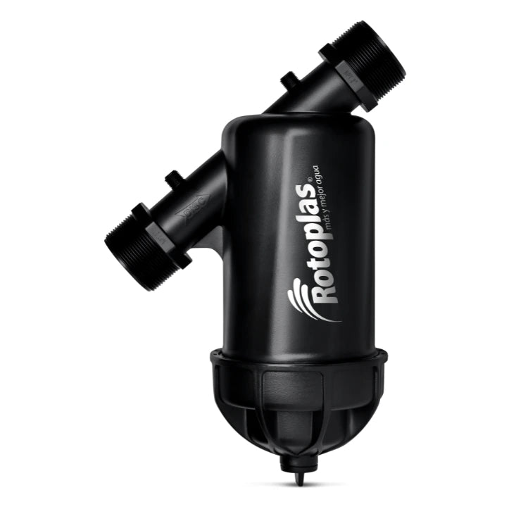 Filtro Rotoplas de discos lavable super jumbo 2" — vista frontal