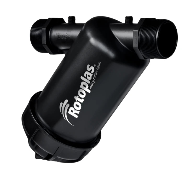 Filtro Rotoplas de discos lavable super jumbo 2" — vista superior