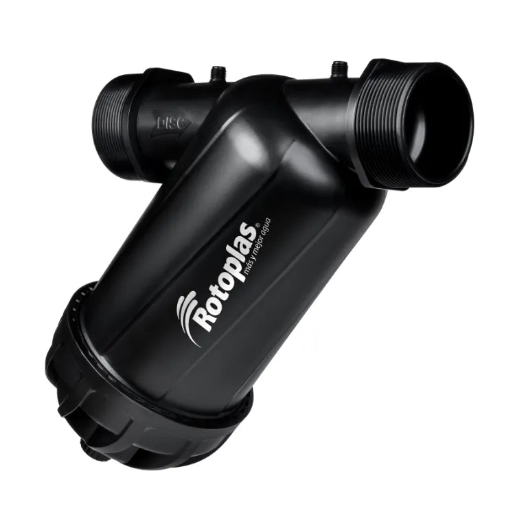 Filtro Rotoplas de discos lavable super jumbo 3" — vista superior