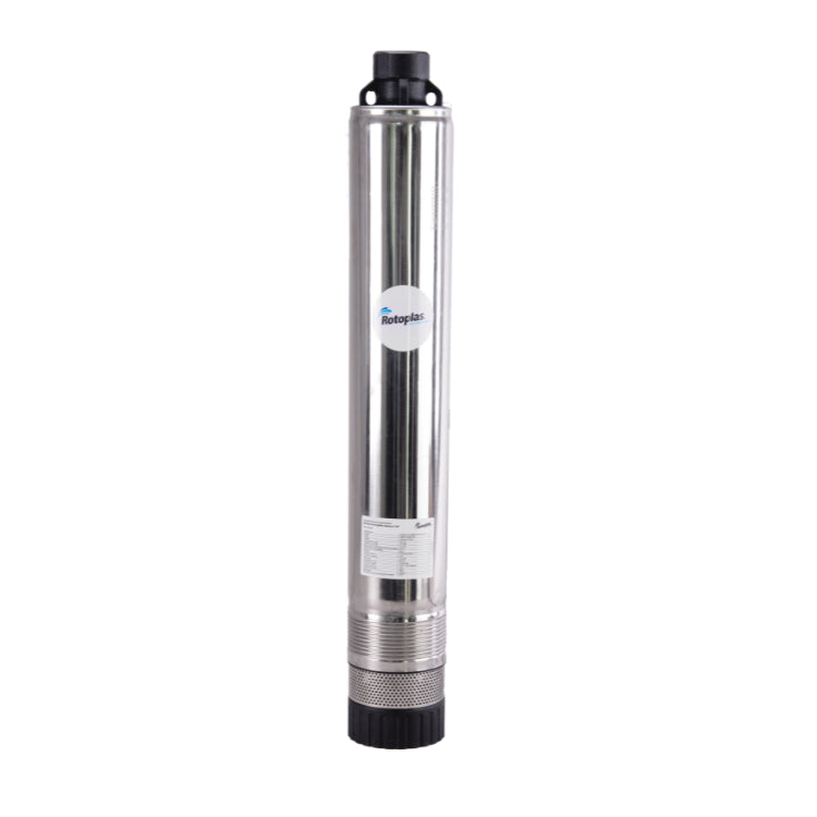 Bomba 1/2 HP Rotoplas sumergible para cisterna — vista frontal
