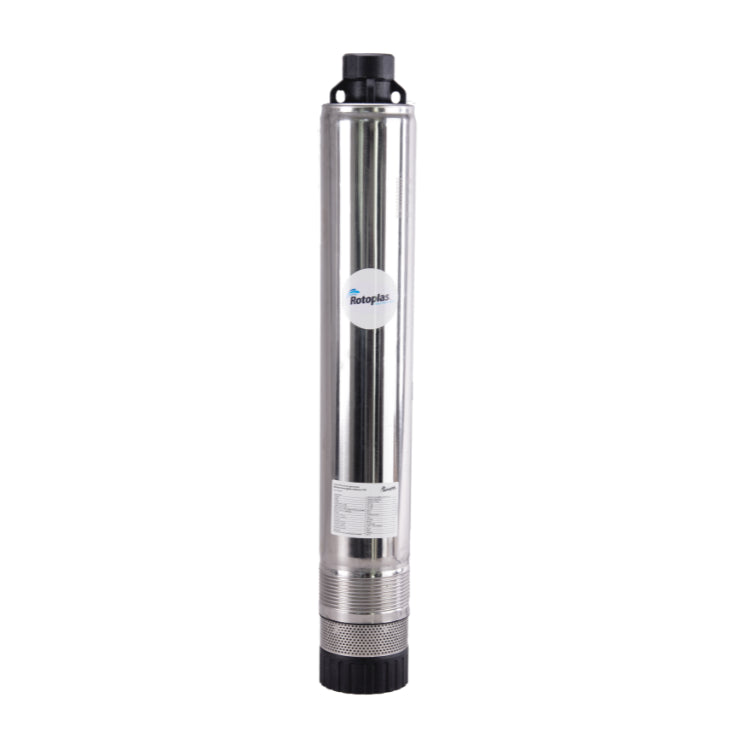 Bomba 1 HP Rotoplas sumergible para cisterna — vista frontal