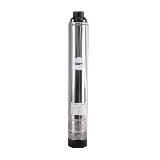 Bomba 1 HP Rotoplas sumergible para cisterna — vista frontal