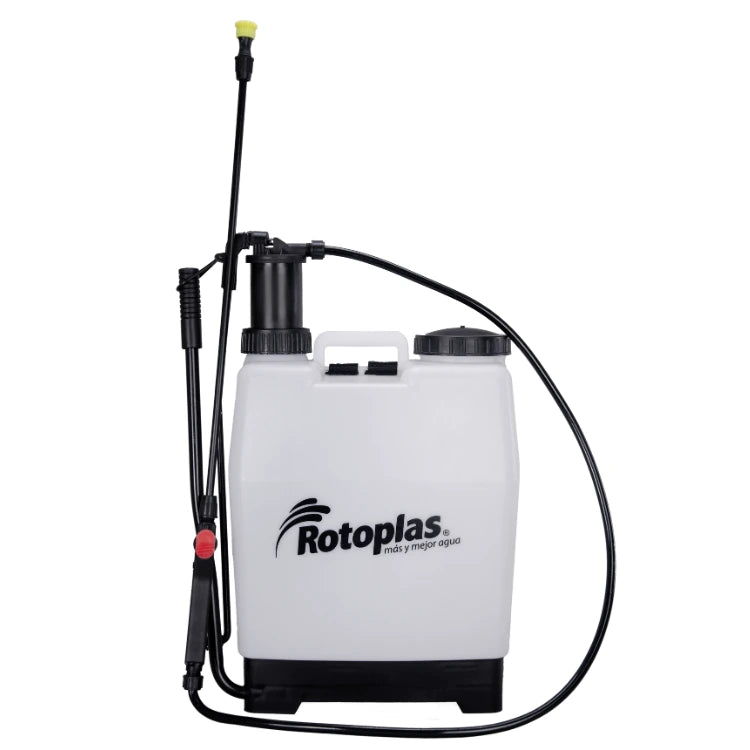 Aspersora 20 litros Rotoplas manual de mochila — vista frontal
