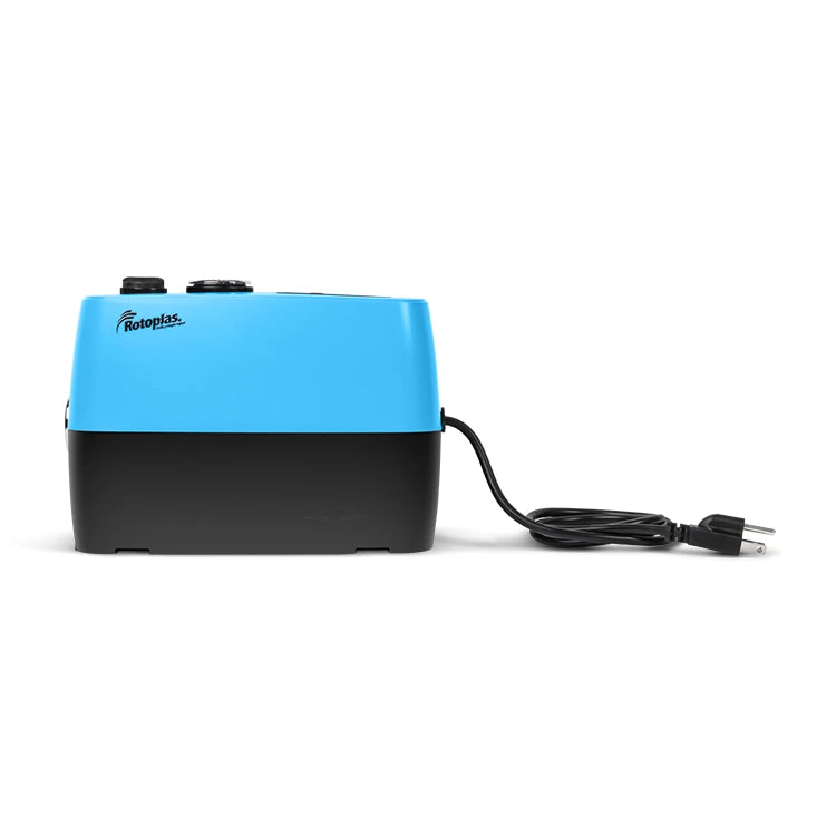 Bomba 1/4 HP Rotoplas Inteligente — detalle de tapa