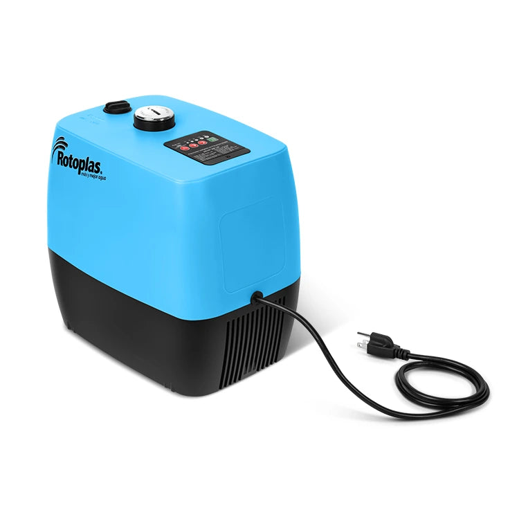 Bomba 1.2 HP Rotoplas Inteligente — vista trasera