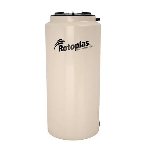 Tinaco 500 litros Rotoplas Vertical 2 accesorios — vista frontal