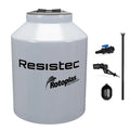 Tinaco 1,100 litros Rotoplas Resistec con Multiconector y jarro de aire (Venta exclusiva en Tuxtla) — vista frontal