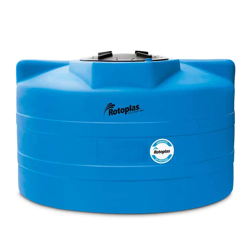 Cisterna 2,800 litros Rotoplas — vista frontal