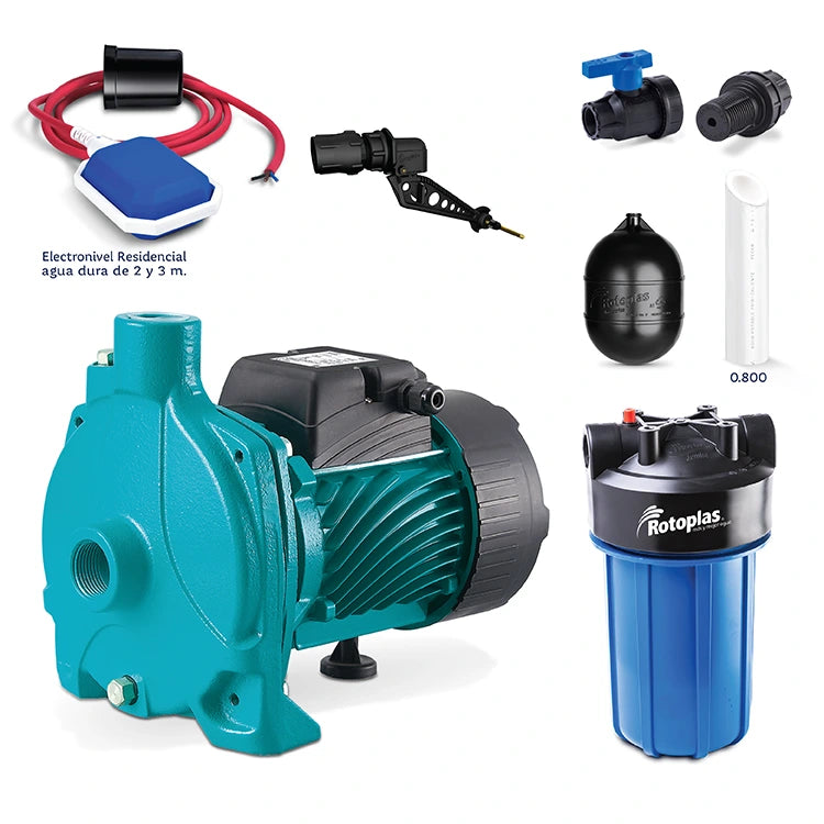 Kit 2,800 litros Rotoplas de accesorios para Cisterna de — vista frontal