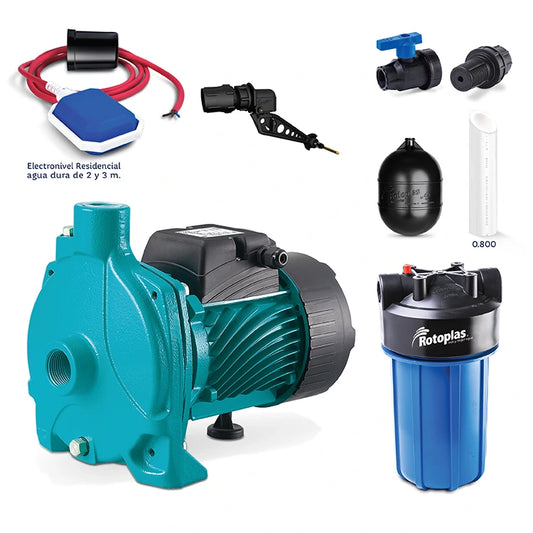 Kit 2,800 litros Rotoplas de accesorios para Cisterna de — vista frontal