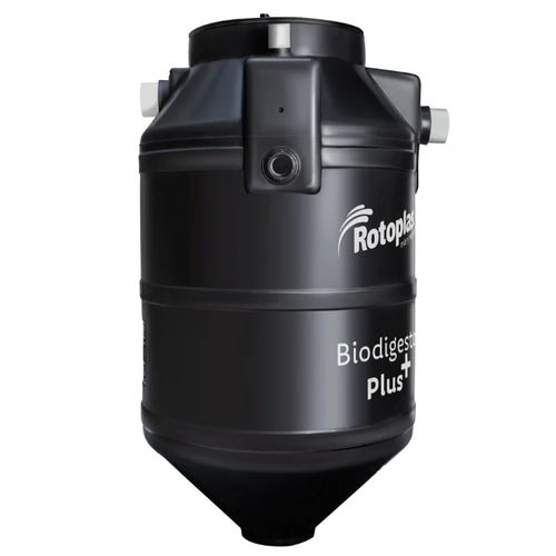 Biodigestor 600 litros Rotoplas Plus — vista lateral