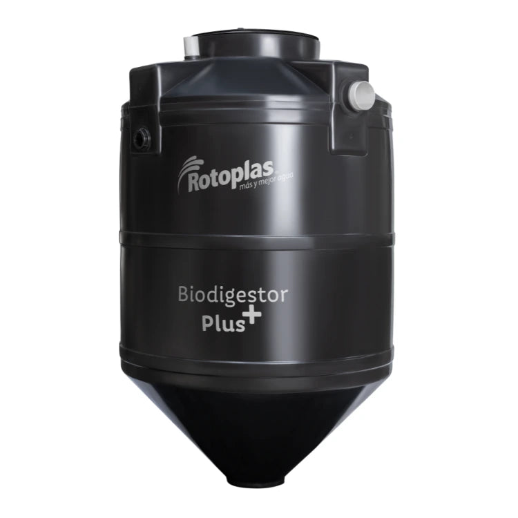 Biodigestor 1,300 litros Rotoplas Plus — vista trasera