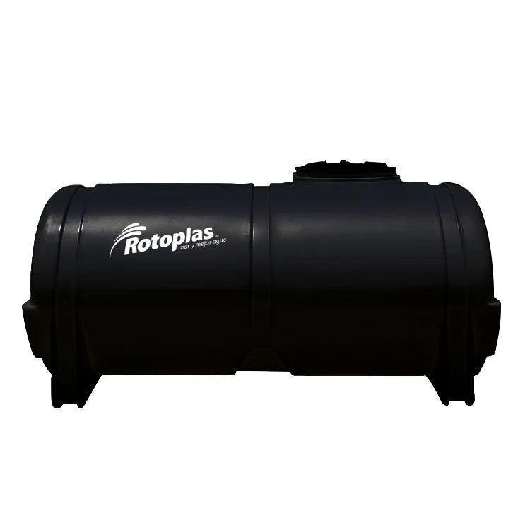 Tanque 2,500 litros Rotoplas nodriza estándar color negro — vista frontal