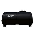 Tanque 2,500 litros Rotoplas horizontal nodriza reforzado al 20% color negro — vista frontal