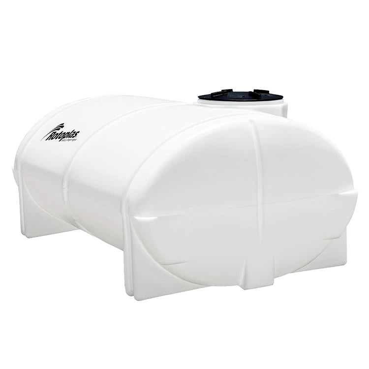 Tanque 2,500 litros Rotoplas horizontal nodriza reforzado al 40% color neutro — vista superior