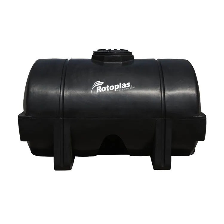 Tanque 4,000 litros Rotoplas nodriza estándar color negro — vista frontal