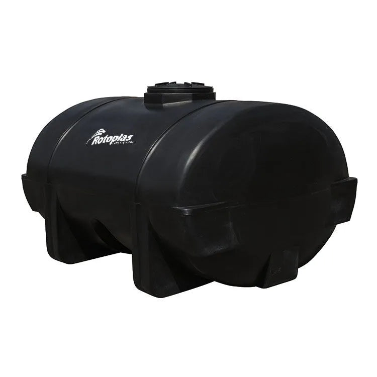 Tanque 4,000 litros Rotoplas nodriza estándar color negro — vista lateral