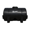 Tanque 4,000 litros Rotoplas horizontal nodriza reforzado al 20% color negro — vista frontal