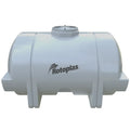 Tanque 4,000 litros Rotoplas horizontal nodriza reforzado al 20% color neutro — vista frontal