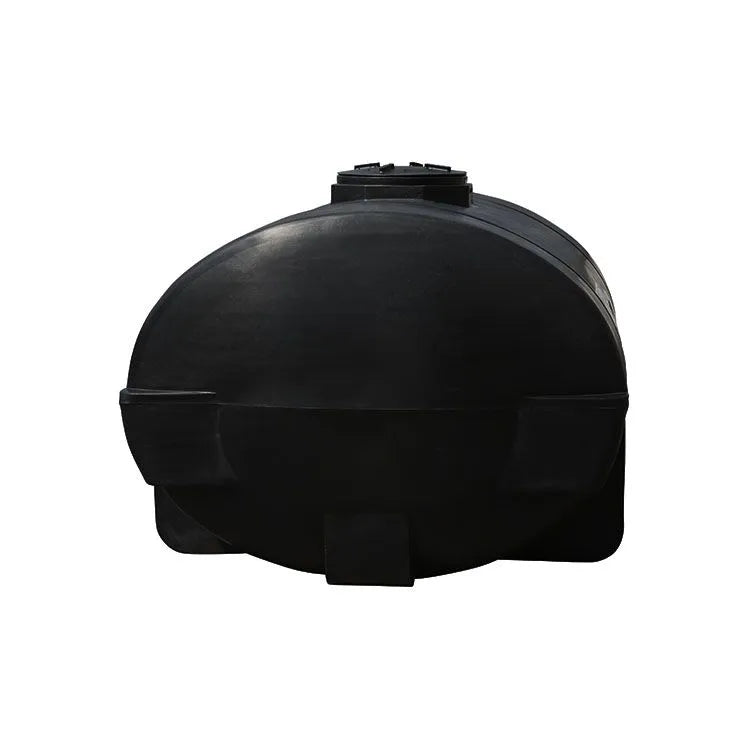 Tanque 4,000 litros Rotoplas horizontal nodriza reforzado al 40% color negro — vista superior