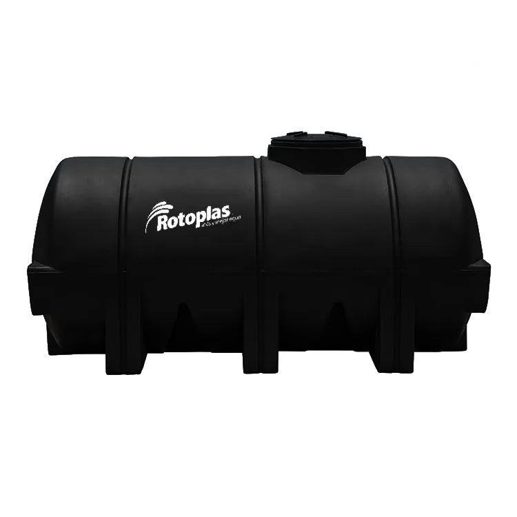 Tanque 2,850 litros Rotoplas nodriza estándar color negro — vista frontal