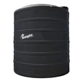 Tanque 10,000 litros Rotoplas vetical reforzado al 40% color negro — vista frontal