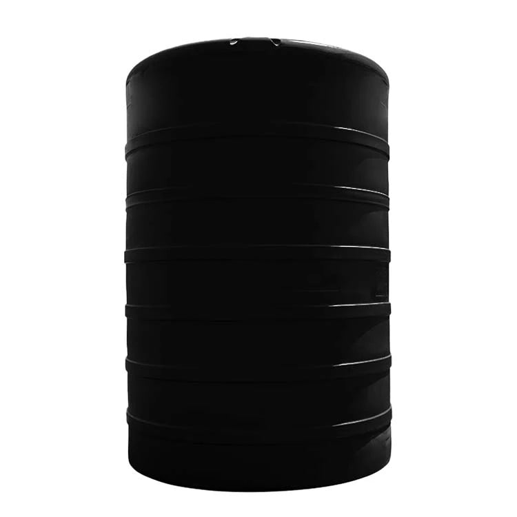 Tanque 15,000 litros Rotoplas vertical reforzado al 20% color negro — detalle de tapa