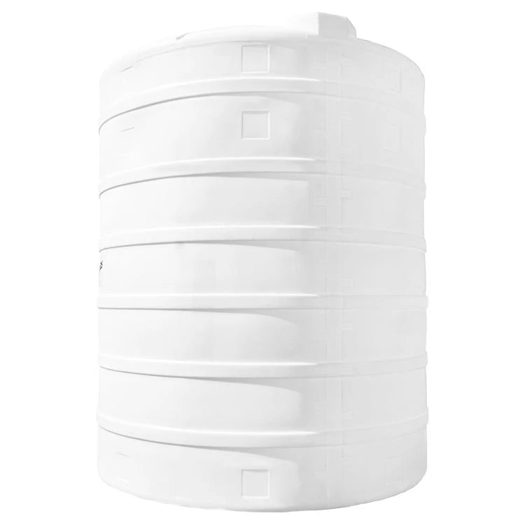 Tanque 15,000 litros Rotoplas vertical reforzado al 40% color neutro — vista superior