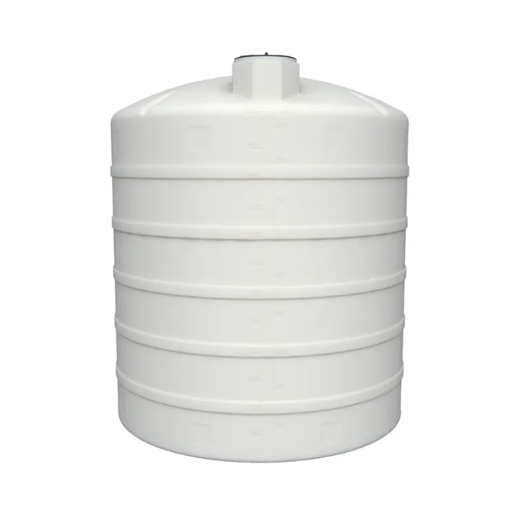 Tanque 25,000 litros Rotoplas vertical reforzado al 40% color neutro — vista superior