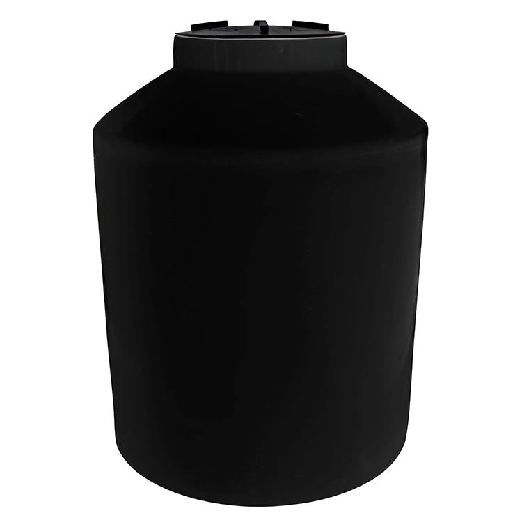 Tanque 1,100 litros Rotoplas vertical cerrado reforzado al 40% color negro — detalle de tapa