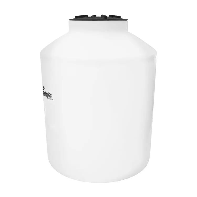 Tanque 1,100 litros Rotoplas vertical cerrado reforzado al 40% color neutro — vista superior