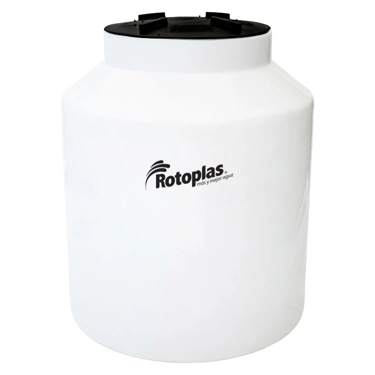 Tanque 450 litros Rotoplas vertical cerrado estandar color neutro — vista frontal