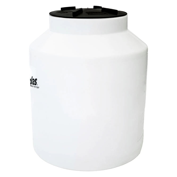 Tanque 450 litros Rotoplas vertical cerrado reforzado al 40% color neutro — vista superior