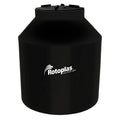 Tanque 600 litros Rotoplas vertical cerrado reforzado al 40% color negro — vista frontal