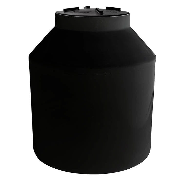 Tanque 600 litros Rotoplas vertical cerrado reforzado al 40% color negro — detalle de tapa