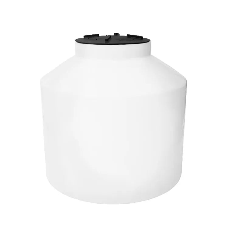 Tanque 750 litros Rotoplas vertical cerrado estándar color neutro — detalle de conexiones
