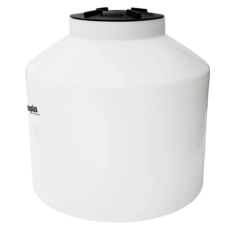 Tanque 750 litros Rotoplas vertical cerrado reforzado al 40% color neutro — vista superior