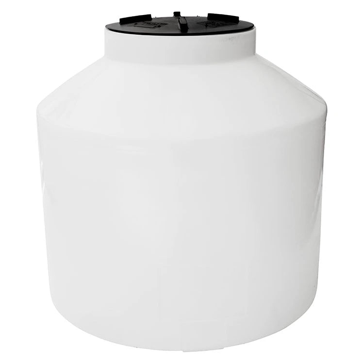 Tanque 750 litros Rotoplas vertical cerrado reforzado al 40% color neutro — detalle de tapa